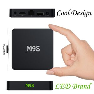 M9S Android 6.0 TV box Amlogic S905X Quad Core 1 Go DDR3 8 Go 2,4 GHz WIFI décodeur récepteur