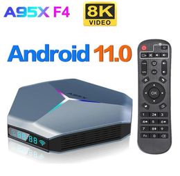 A95X F4 RGB Amlogic S905X4 Smart Android 11 TV Box 4K HD YouTube 4GB RAM 32GB 64GB 1258GB ROM double Wifi décodeur lecteur multimédia 285244094