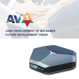 A95X F4 RVB Light TV Box Android 11 Amlogic S905X4 4G 128G Dual WiFi BT Media Player 8K VS X96 X4 H96 V58 MECOLOCH KM2 HAKO PRO