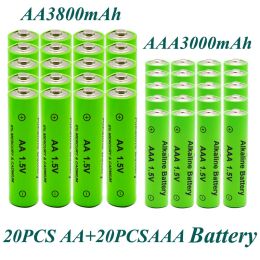 AA + AAA Oplaadbare AA 1.5V 3800MAH/1.5V AAA 3000 MAH Alkaline Batterij Zaklampspeelgoed Kijk MP3 Player vervangen Ni-MH Batterij