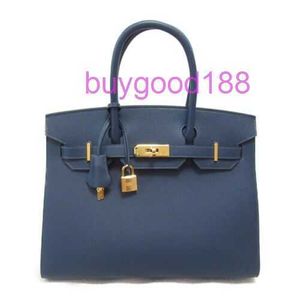 AA Bridkkin Exquis Luxury Designer Dames Classic Fashion Tote Sac à bandoulière 30 Bag B bleu Preste Utilisé