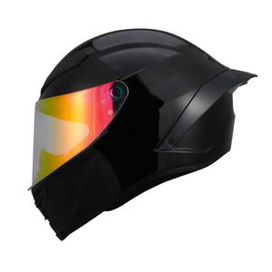 AA Designer Casque Agv Casques complets Casque DGL Motorcycle Pure Black Full Coverage Cool Grande ailes de queue Mentes et femmes Four Season Off-Road Racing Safety