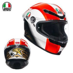 AA Designer Helm Motorhelmen AGV Integraal Valhelmen AGV K6S Volledige Helm Mannelijke en Vrouwelijke Fietsen Motor Volledige Cover Hardloophelm WN4