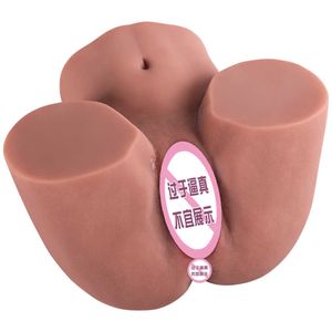 AA Designer Sex Doll Toys Productos para adultos invertidos unisex Masturbación para hombres Big Butt Muñeca de silicona sólida Simulada Mujer madura Doble Acupoint Can