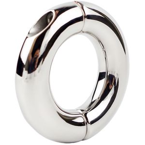 AA Designer Seksspeeltjes Unisex roestvrijstalen Penis Cockring Eikel Stretch Sex Ring Balzakstretcher Speeltjes voor Mannen Vertraging Ejaculatie