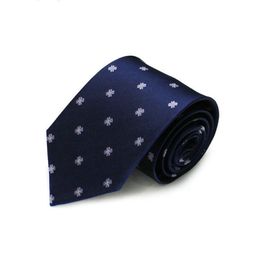 AA Fashions Cravate en soie imprimée 100 % pour homme Noir Bleu Aldult Jacquard Fête Mariage Business Tissé Design de mode Hawaii Boîte à cravates