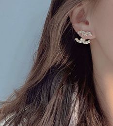 AA Premium Merk Diamond Stud Earring Designer Girls Love Oorbellen Luxe Mode-sieraden Oorbel Cadeau Jeugd Accessoires Art Design 2024