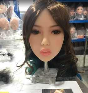 AA Sex Dolls Realista TPE Juguetes Cabeza Asiática Realista Real Adulto Masculino Amor Juguete Oral