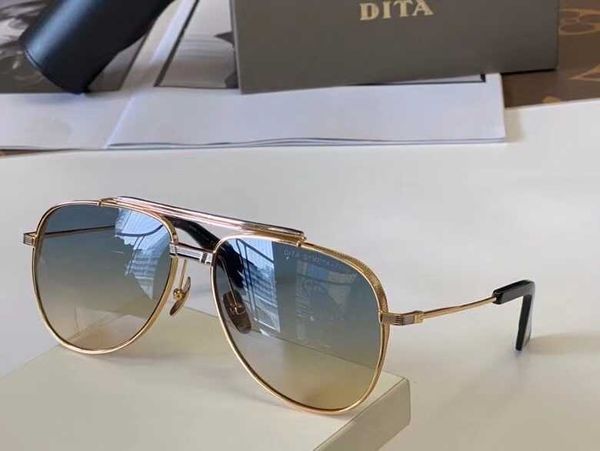 Aa Sungass of the Dita Mens and Womens Sunglasses Dita Symeta Type 404 Pilot Tapon Miroir Corée Édition Sunglasses 69