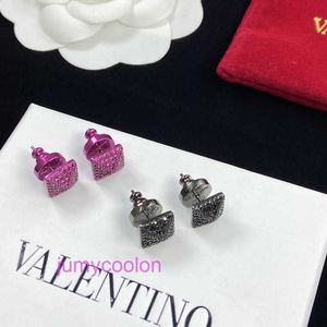 AA Valeno Top Luxury Designer Delated Earring Full Full Diamond Threedimensionalg Eometrics Hapede Arringsa Ashionablec Ndm Inimalistfe Dea Rrin avec une boîte d'origine