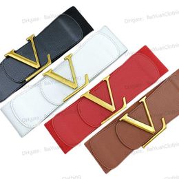 AA112 hombres Diseñador Cinturón Elástico Diseñadores de Moda Hebilla de Oro Cadena de Cintura Accesorios de Vestido Señora Cintura Faja Ancho 7 cm Al Por Mayor