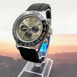 Orologio da polso automatico AAA Orologi luminosi in acciaio inossidabile per uomo Orologi da polso meccanici 41MM Fibbia pieghevole Hardlex Montre Wat287e