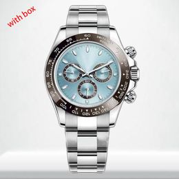 AAA Clase Reloj de alta calidad Automático Hinery Diseñador Montreux 41 mm Hebilla plegable Oro Hardlex Cronómetro impermeable Relojes de diamantes para hombres