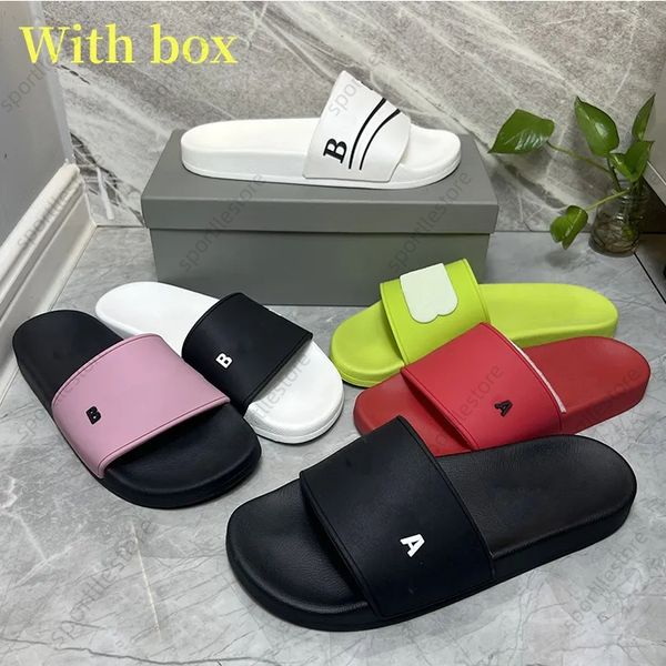 AAA Fashion B Slide Sandalen Slipper Hausschuhe für Männer Frauen Hot Designer Unisex Strand Flip Flops Slipper EUR 35-46