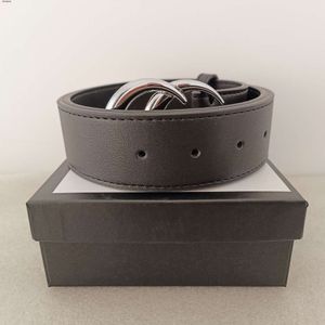 AAA Mode Unisex Mannen Luxe Riem Echt Leer Herenriemen Designer Gouden Gladde Gesp Vrouwelijk Voor Vrouwen Hippe Jeans 2.0-3.4-3.8cm met doos