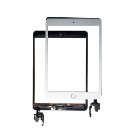 AAA voor iPad Mini 3 Schermvervanging Vooraanraakscherm Digitizer Montagepaneel met Home-knop + IC-connector