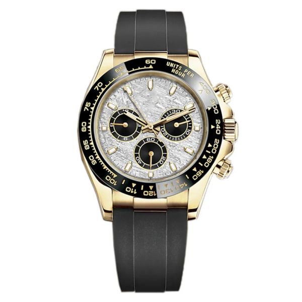 AAA Diseñador de alta calidad Relojes clásicos para hombre 40 mm Dial Master Reloj mecánico automático de zafiro DÍA Modelo TONA Reloj de pulsera plegable de lujo todos los punteros funcionan