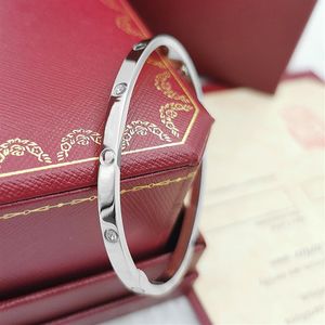 AAA haute qualité mode bracelet en or bracelet en acier inoxydable Bracelets célèbres créateurs de luxe marque bijoux pour femmes hommes Couple187x