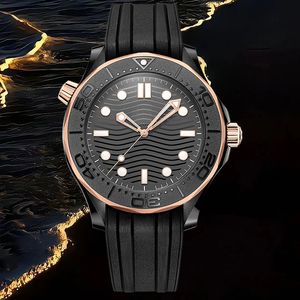 Aaa Hoge kwaliteit heren designerhorloges 904L volledig roestvrijstalen band Omg 300m oceaan 41 mm 8215 automatisch uurwerk Montre horloge voor heren