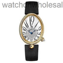 AAA Luxury Breguat Watches Designer para mujeres Band de cuero de alta calidad Naples Empress 8918BA Reloj de mujer mecánica totalmente automática