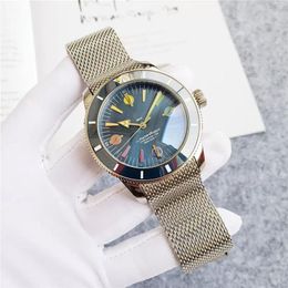 Reloj mecánico de lujo para hombre AAA Tamaño 46 mm color nail top boutique correa de reloj de acero inoxidable resistente al agua al aire libre 1884 relojes Reloj de pulsera al por mayor A127