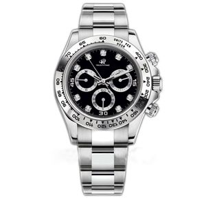 AAA Heren Watch Panda Watch Men's Watch Fashion Watch 40mm Sapphire Glass Automatische mechanische beweging Roestvrij staal Montre de Luxe