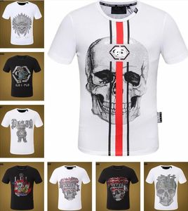 AAA Men-Women Designer Designer Hip-Hop Skull Diamond T-shirt Tiger Pleins Court-manche Dollar Brand Tee Skulls Dollar Brown Bear Brand O-Neck Skulls de haute qualité Paris