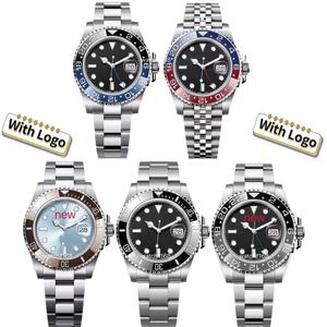 Reloj para hombres relojes de diseñador original relojes de alta calidad de movimiento de alta calidad de 40 mm Cerámica de cerámica Bisel clásico de pulsera mecánica de pulsera Relogenes impermeables