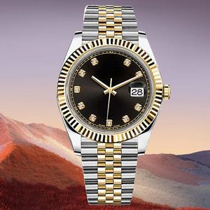aaa uurwerk horloge datum gewoon heren designer horloge luxe vrouw montre Orologio Automatisch mechanisch roestvrijstalen damespolshorloge met doos 36 mm wijzerplaat polshorloge