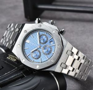 AAA Nuevo reloj de moda para hombre Movimiento de cuarzo automático Reloj de pulsera resistente al agua de alta calidad Hora Pantalla de mano Correa de metal Lujo simple Relojes de pulsera populares dhgate