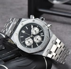 AAA Nieuw modehorloge Heren automatisch quartz uurwerk Waterdicht horloge van hoge kwaliteit Uurwijzerweergave Metalen band Eenvoudige luxe populaire herenhorloge