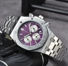 AAA Nieuwe Mode horloge Heren vrouwen Automatische Quartz Waterdicht Hoge Kwaliteit Horloge Uurwijzer Display Metalen Band Eenvoudige Luxe Populaire Horloge #8678