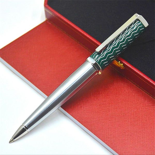 Bolígrafos AAA, regalo para el coche plateado, recambio de bolígrafo de oficina de calidad, clásico para bolígrafo, papelería administrativa de Navidad, Peket