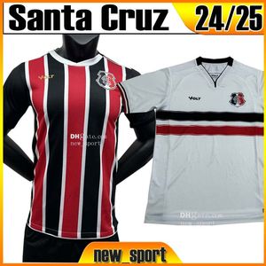 24 25 Santa Cruz FC Men Jerseys de fútbol Hogar Away White Football Shirts Uniformes de manga corta