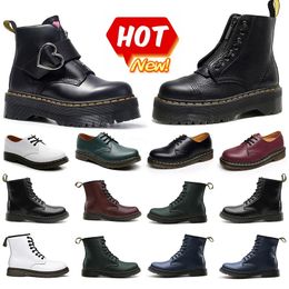 AAA Qualit Dr Martennes Boots de diseñador Mujer zapatos Diseñador de invierno