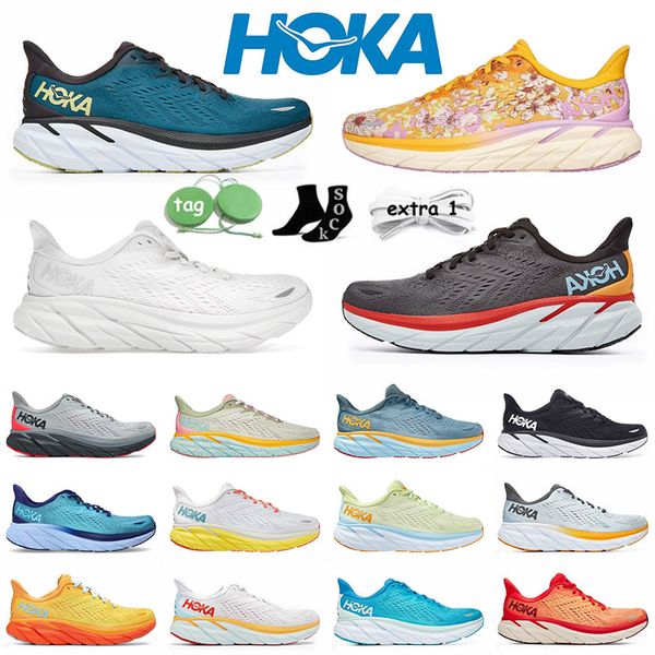 AAA + Qualité Hot Hoka Hokas Chaussures de course Carbon x 3 Bondi 8 Clifton 9 hommes femmes baskets challenger mafate kawana speedgoat entraîneurs d'extérieur arahi grande taille 36-45