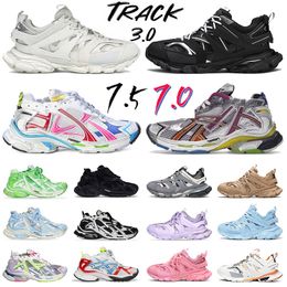  Corredores de pista 7.0 7.5 3.0 zapatos de diseño Mujer triple s rosa todo negro blanco púrpura rosa multicolor colorida hombre zapatillas de vestimenta de lujo de lujo