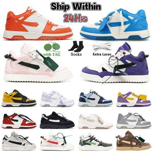 OFF-WHITE Out Of Office OOO Low Tops off white offwhite off whitesdesigner shoes 【code ：L】aaa + Qualité offswhite Out Office Baskets Chaussures de créateur Coureurs Low Top Baskets