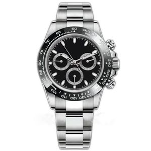 Aaa kwaliteit zilveren horloge Automatische horloges Mechanisch Designer montre de luxe 41 mm Vouwsluiting Goud Hardlex Waterdicht Stopwatc274P