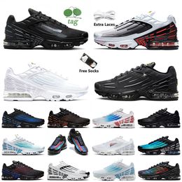 aaa+Kwaliteit Top TN Plus 3 Hardloopschoenen Dames Heren Tuned III Spider-Verse Unity Mesh Wit OG Zwart Aqua Volt Multi Light Bone Laser Blauw tns Trainers Tn3 Sport Sneakers