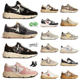 aaa + Top OG Femmes Hommes Golden Gooseices Casual Chaussures de créateur Beige Daim Noir Blanc Argent Glitter Semelle Rouge Rose Plate-forme Semelle de course Grande taille Baskets Baskets