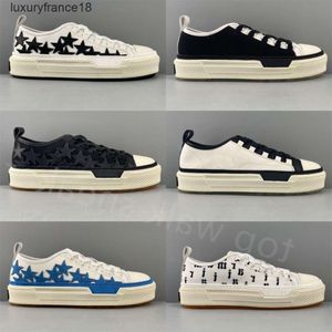 AAA Top Quality Am chaussures de toile Designer Skel Low Low Casual White Men Femmes Green Black Black Gris Gris Sneak Amirity