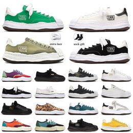 aaa + Top Quality Designer MMY Maison Mihara Yasuhiro Chaussures Femme Hommes Blakey Sole Toile Lows Plateforme Baskets Wayne Peterson23 Cuir Low-Top Baker Sport Baskets