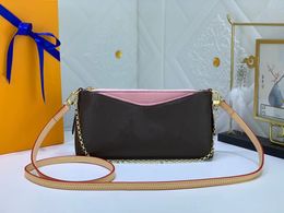 AAA Top Quality Designer Palls Cluth Sac Cross Body Fourre-tout Bandoulière Sacs de soirée FEMMES Petite toile Oxyde Cuir Chaîne Sacs à main M41638 Sac à main de mode