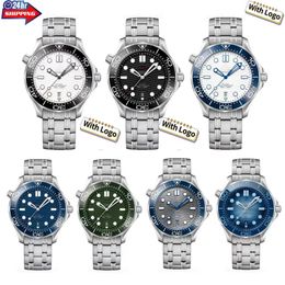Heren Watch AAA kijkt van hoge kwaliteit OMG 42 mm automatische bewegingspolspola Rubber/stalen band Waterdichte luxe golfkneed Designer horloges Diver 300m Reloj