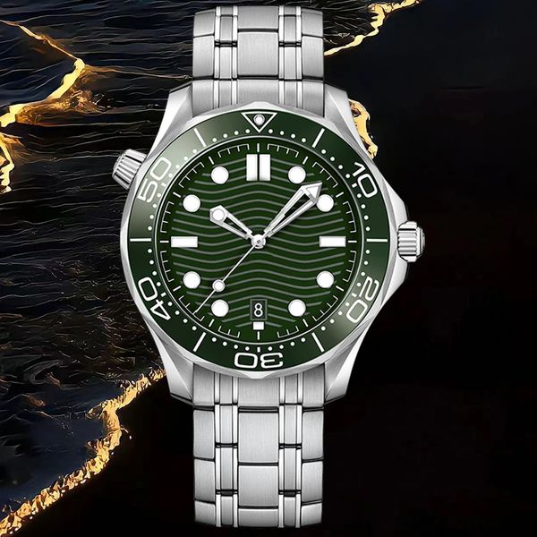 Reloj AAA para hombres de las mejores marcas Omg Man Watch 41 mm zafiro resistente al agua 8215 movimiento Relojes de diseño de lujo para hombre Cinturón de goma de alta calidad Accesorios de moda para hombres Regalos