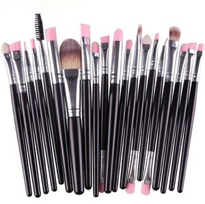 AAA5 livraison rapide 20 pièces pinceaux de maquillage doux professionnel cosmétique maquillage brosse trousse à outils ensemble 1 ensemble