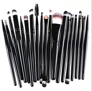 AAA6 livraison rapide 20 pièces pinceaux de maquillage doux professionnel cosmétique maquillage brosse trousse à outils ensemble 1 ensemble