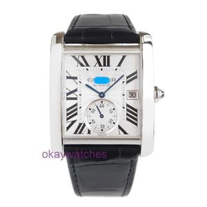 AAAA Crratre Designer High Quality Automatics Watchs Tank Series Square Automatic Mécanical Watch Mens Watch W5330003
