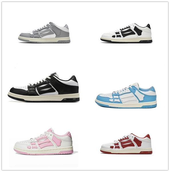 Baskets Skel Top chaussures décontractées baskets noir blanc rose gris Grenn bleu marron rouge bleu hommes femmes unisexe